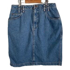 𝅺vintage 80’s LizWear Denim skirt